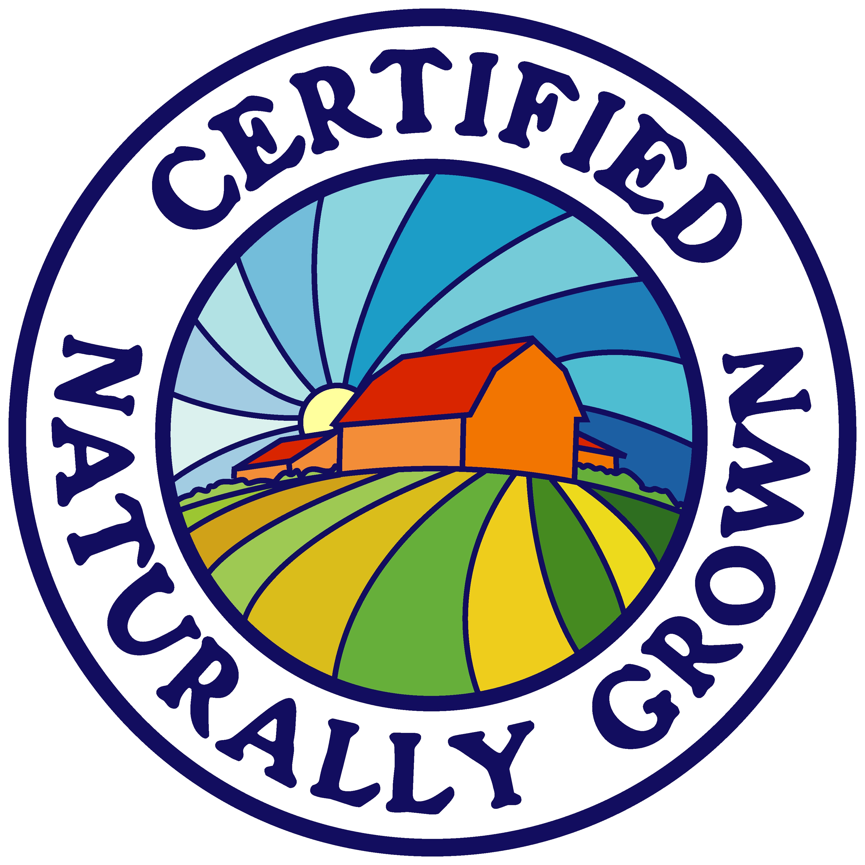 Certified Natural Grown Produce logo, indicative of the quality of the crops sold by Crated Earth Farm